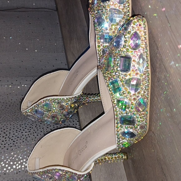 Crystal Queen Rhinestone Heels - Picture 8 of 8